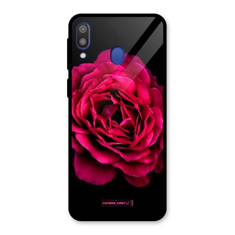Magical Rose Glass Back Case for Galaxy M20