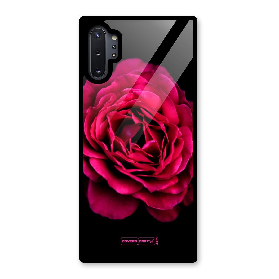 Magical Rose Glass Back Case for Galaxy Note 10 Plus