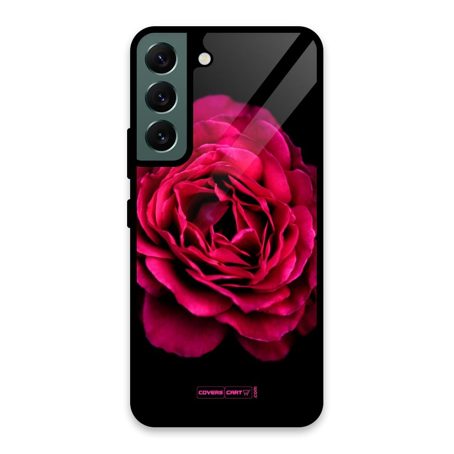 Magical Rose Glass Back Case for Galaxy S22 5G