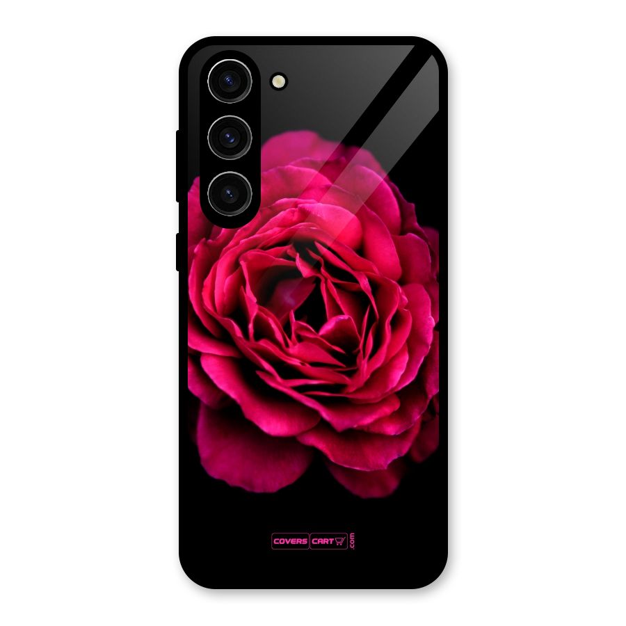 Magical Rose Glass Back Case for Galaxy S23 Plus