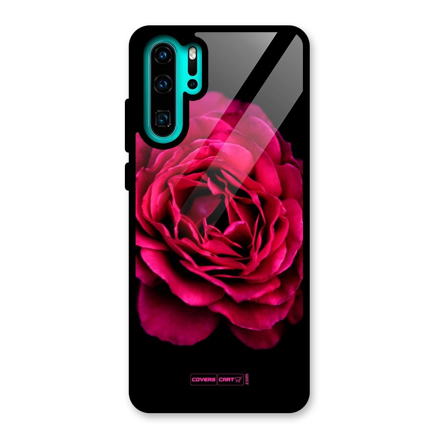 Magical Rose Glass Back Case for Huawei P30 Pro