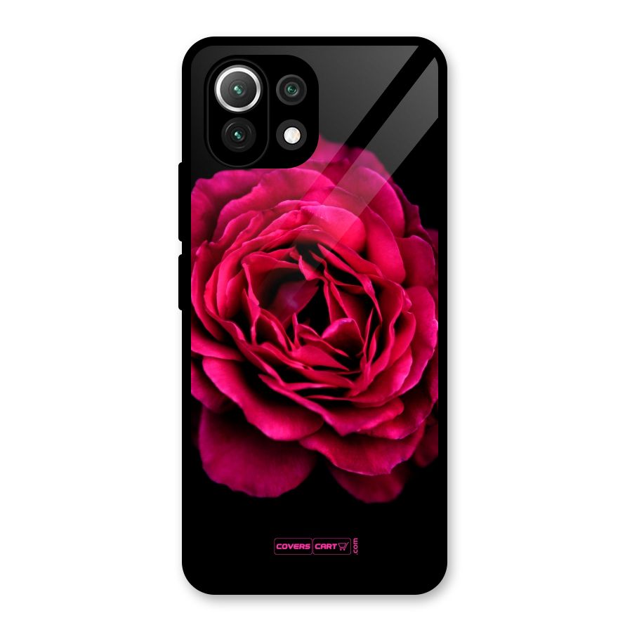 Magical Rose Glass Back Case for Mi 11 Lite
