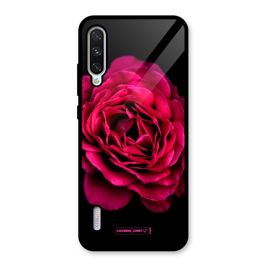 Magical Rose Glass Back Case for Mi A3