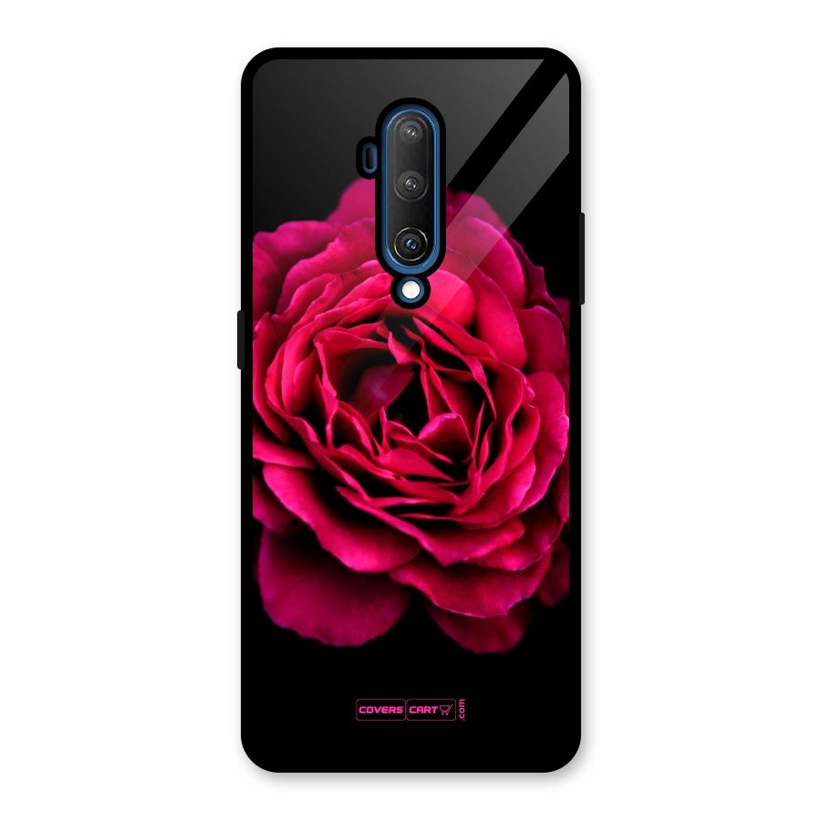 Magical Rose Glass Back Case for OnePlus 7T Pro