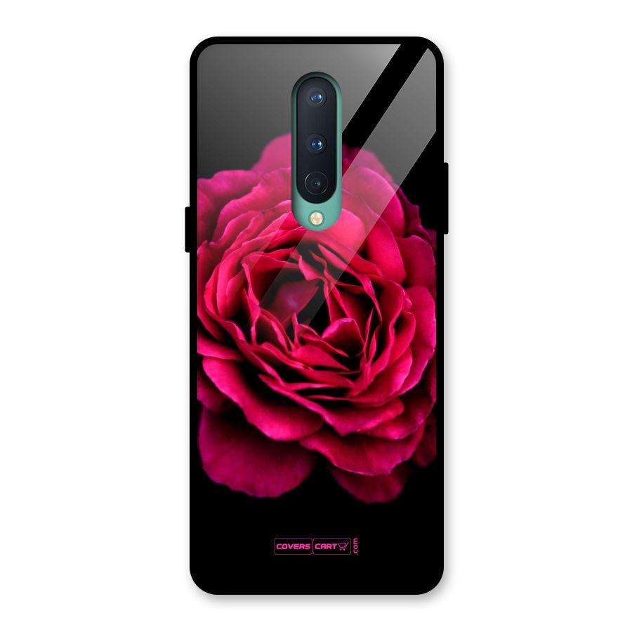 Magical Rose Glass Back Case for OnePlus 8