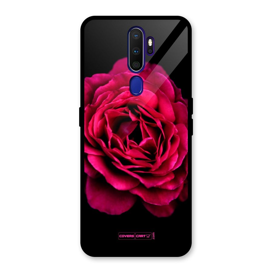Magical Rose Glass Back Case for Oppo A9 (2020)