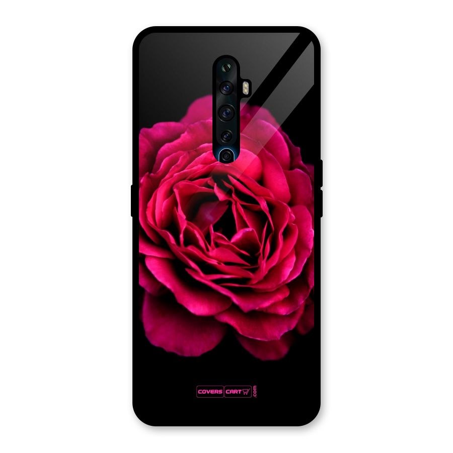Magical Rose Glass Back Case for Oppo Reno2 F