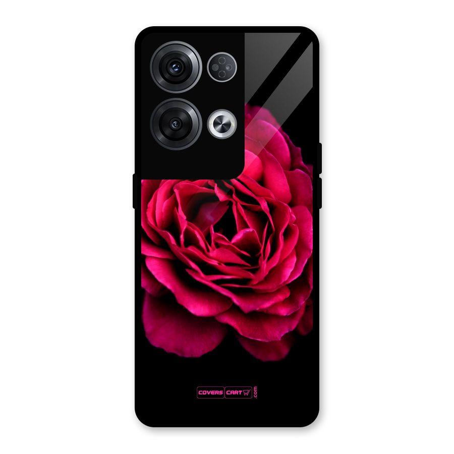 Magical Rose Glass Back Case for Oppo Reno8 Pro 5G