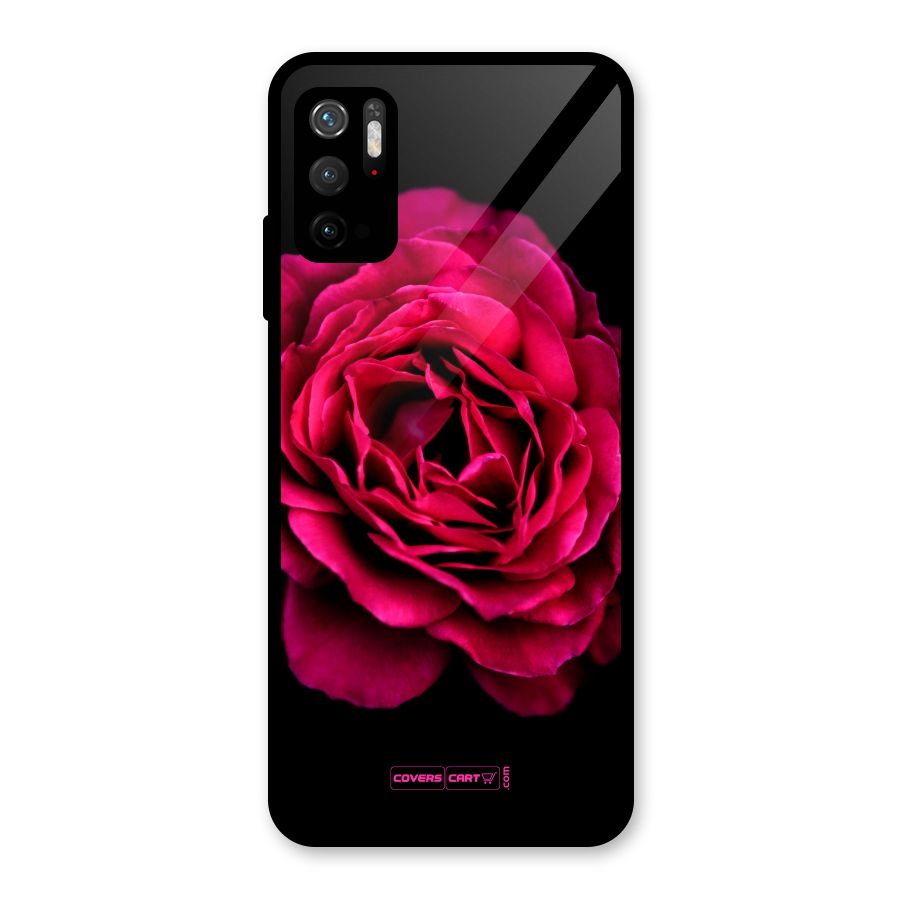 Magical Rose Glass Back Case for Poco M3 Pro 5G