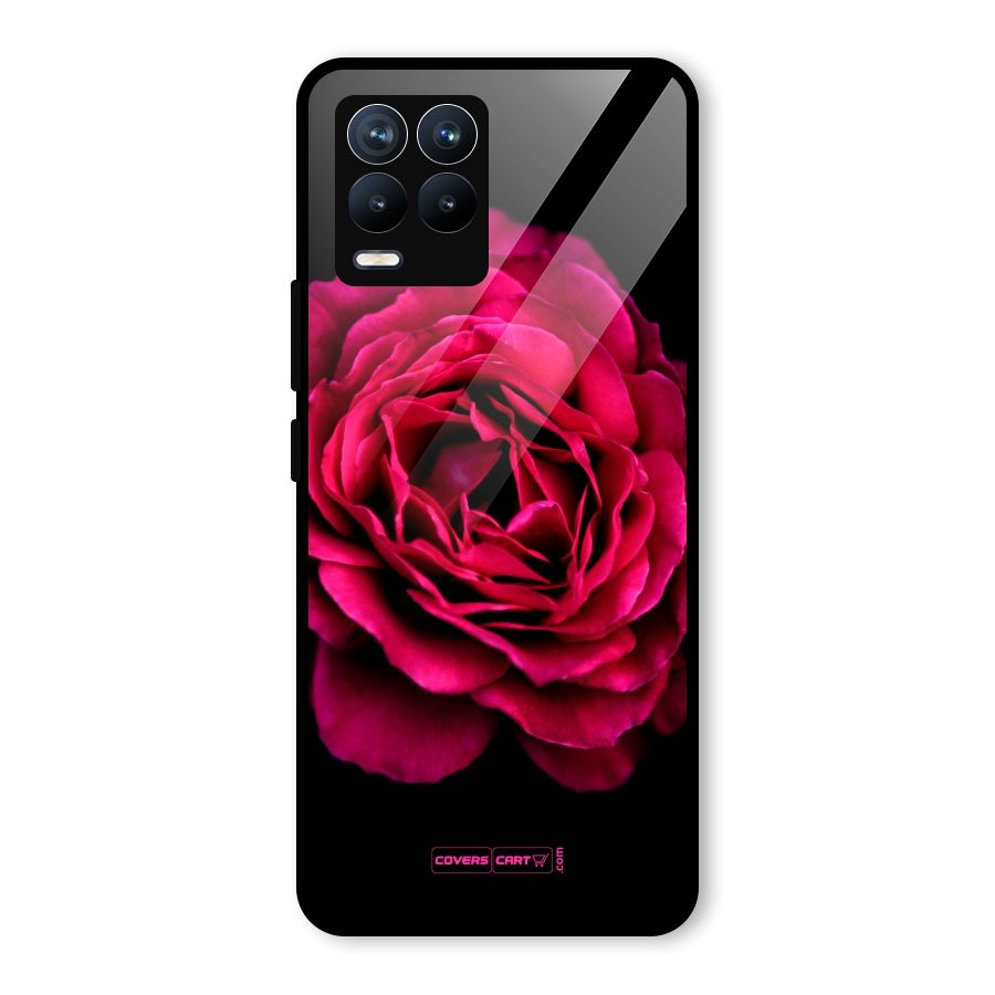 Magical Rose Glass Back Case for Realme 8