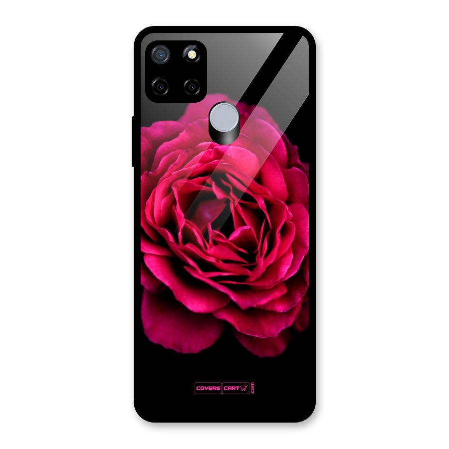 Magical Rose Glass Back Case for Realme Narzo 30A
