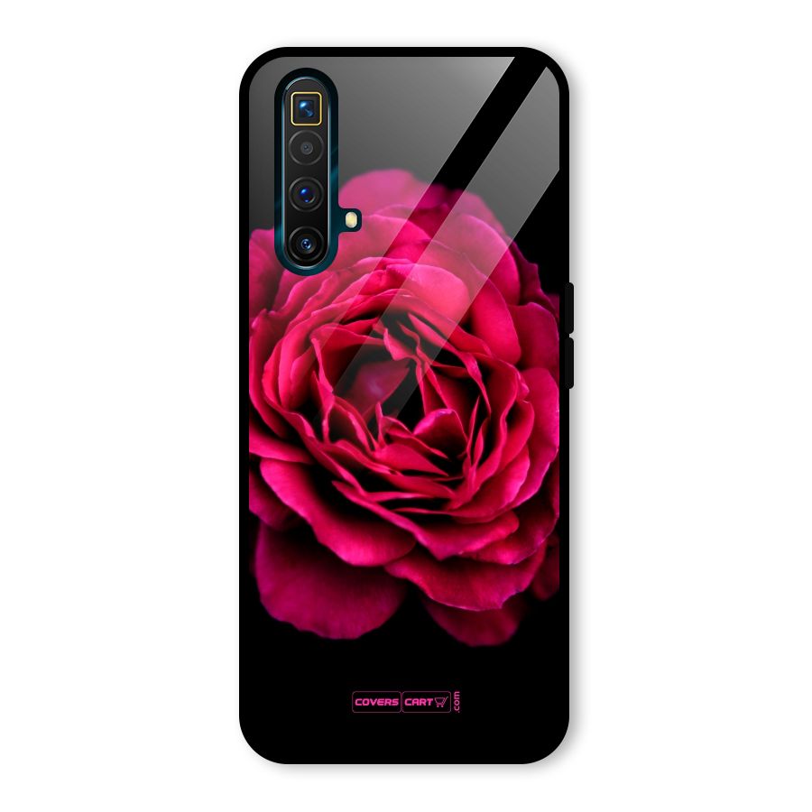 Magical Rose Glass Back Case for Realme X3 SuperZoom
