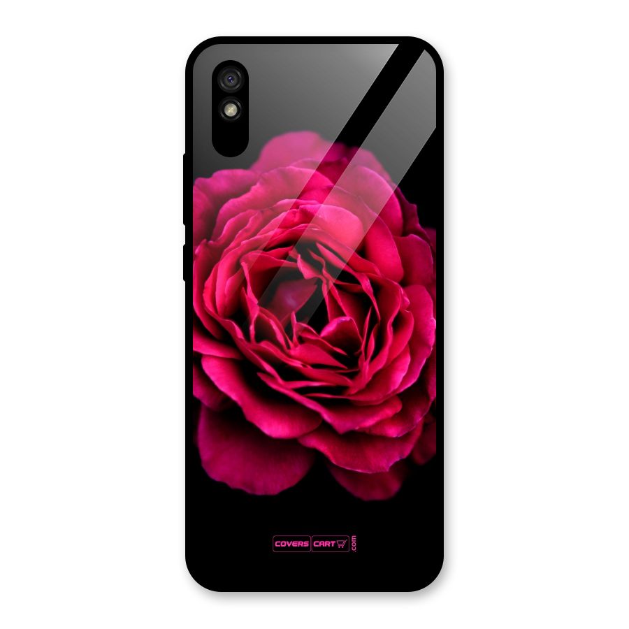 Magical Rose Glass Back Case for Redmi 9i