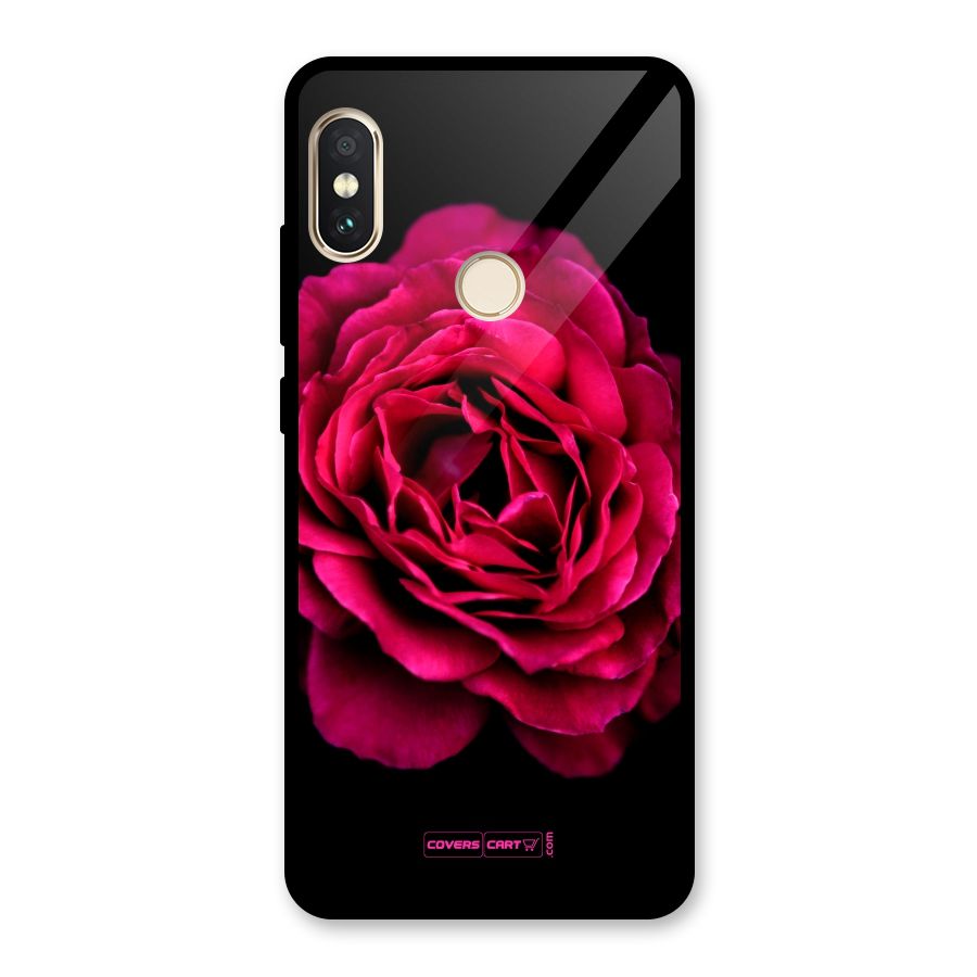 Magical Rose Glass Back Case for Redmi Note 5 Pro
