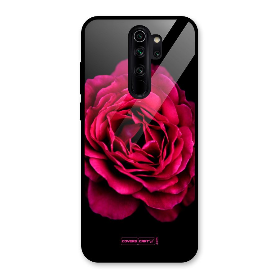 Magical Rose Glass Back Case for Redmi Note 8 Pro