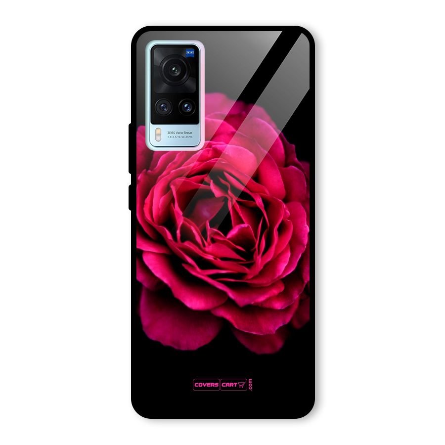 Magical Rose Glass Back Case for Vivo X60