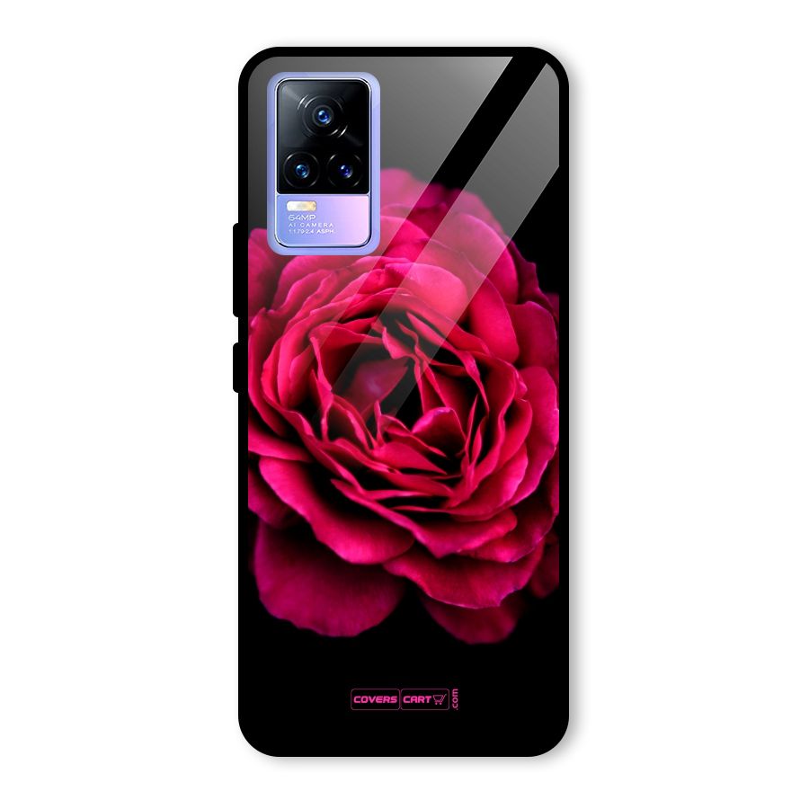 Magical Rose Glass Back Case for Vivo Y73