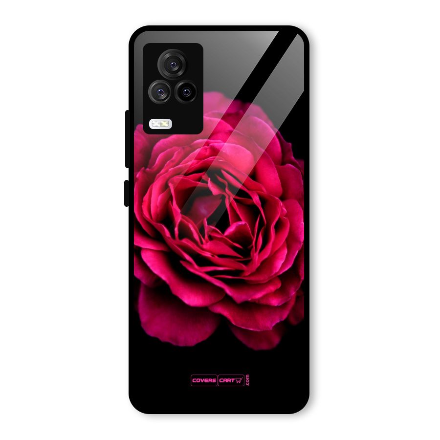 Magical Rose Glass Back Case for Vivo iQOO 7 Legend 5G