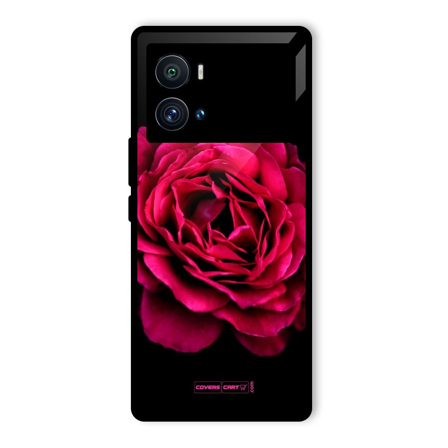 Magical Rose Glass Back Case for Vivo iQOO 9 Pro