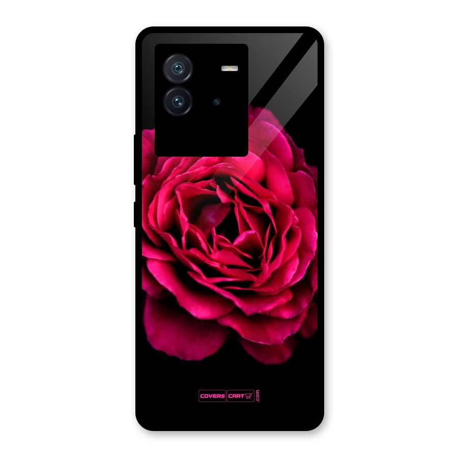 Magical Rose Glass Back Case for Vivo iQOO Neo 6 5G