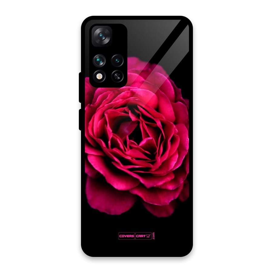 Magical Rose Glass Back Case for Xiaomi 11i HyperCharge 5G