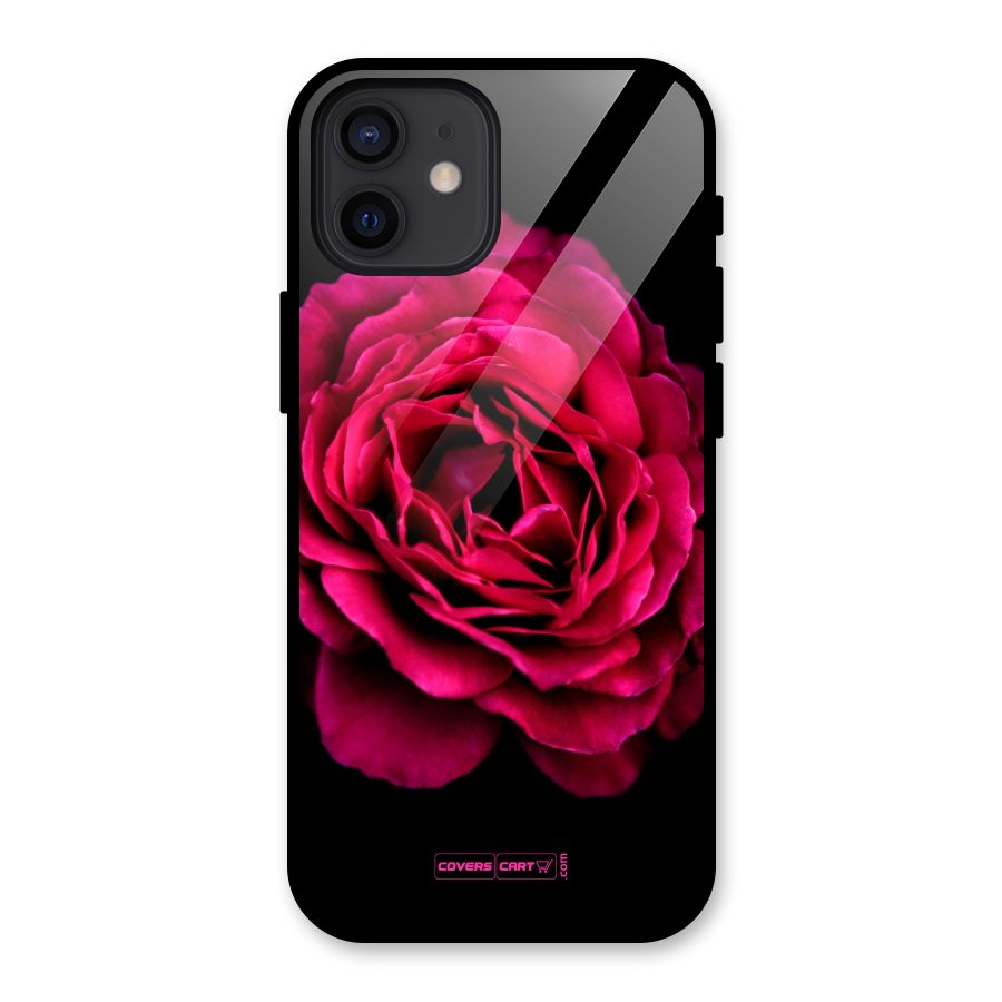 Magical Rose Glass Back Case for iPhone 12