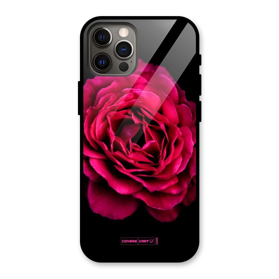 Magical Rose Glass Back Case for iPhone 12 Pro
