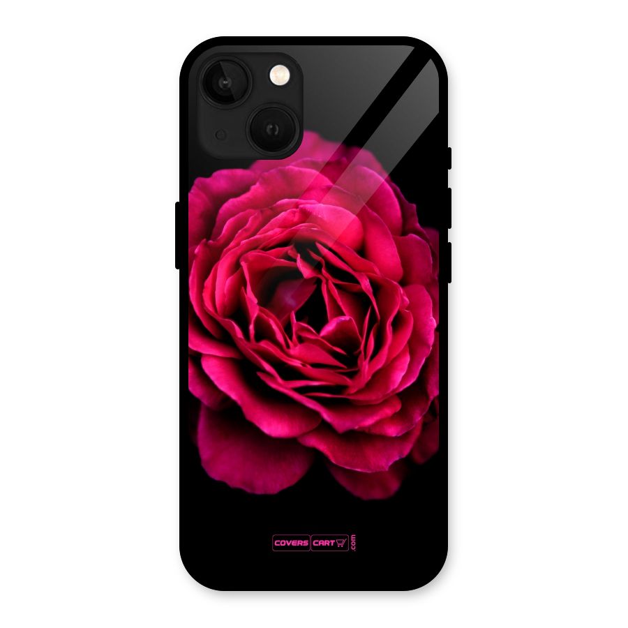 Magical Rose Glass Back Case for iPhone 13