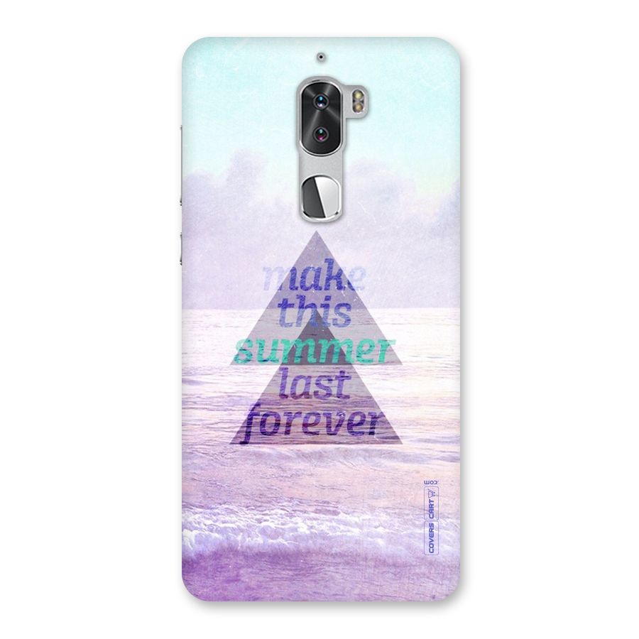 Make This Summer Last Forever Back Case for Coolpad Cool 1