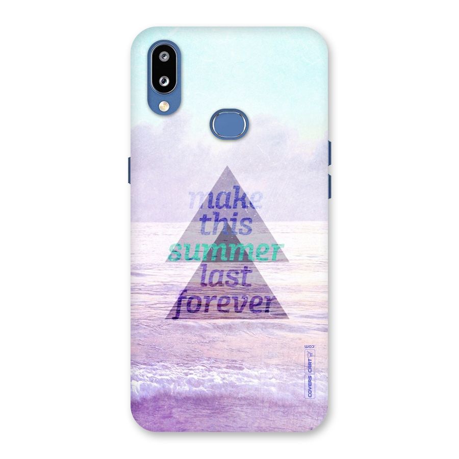 Make This Summer Last Forever Back Case for Galaxy M01s