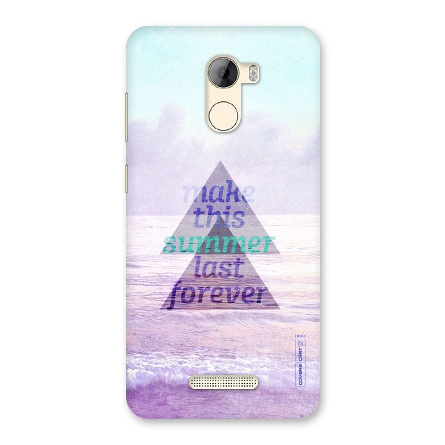 Make This Summer Last Forever Back Case for Gionee A1 LIte
