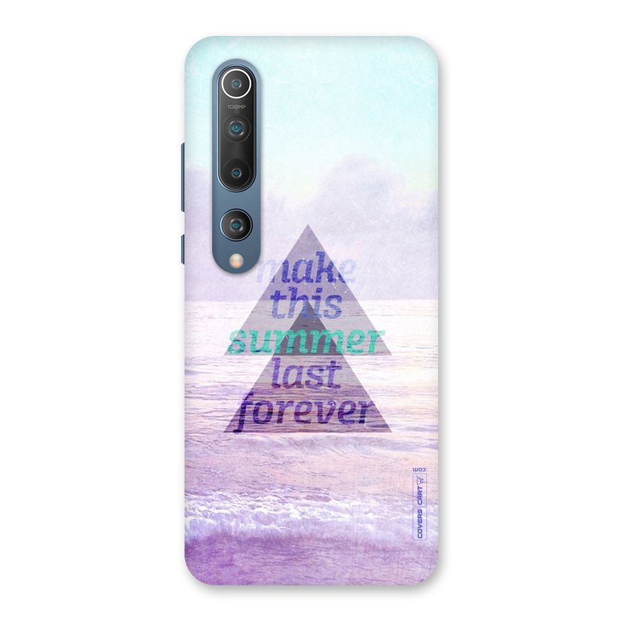 Make This Summer Last Forever Back Case for Mi 10