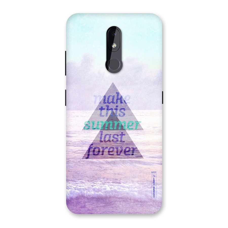 Make This Summer Last Forever Back Case for Nokia 3.2