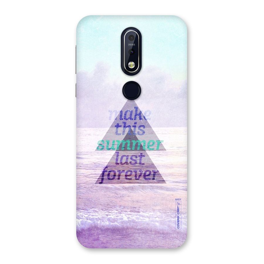 Make This Summer Last Forever Back Case for Nokia 7.1