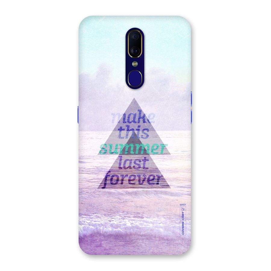 Make This Summer Last Forever Back Case for Oppo A9