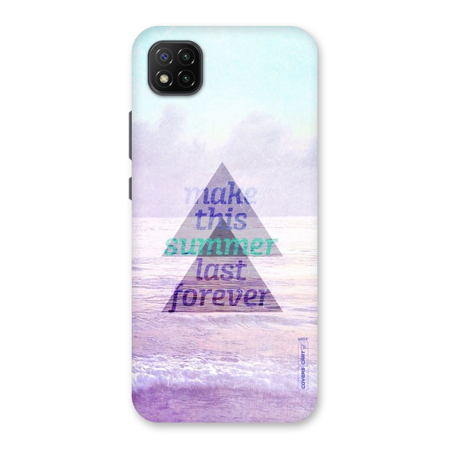 Make This Summer Last Forever Back Case for Poco C3