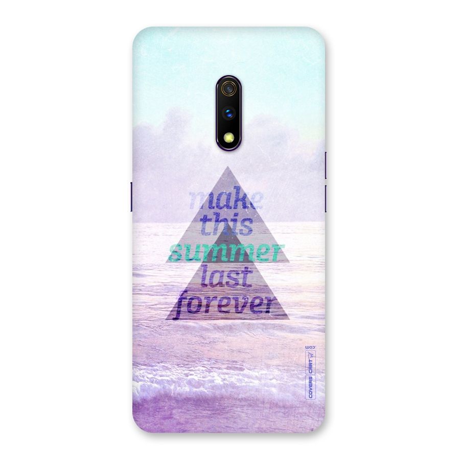 Make This Summer Last Forever Back Case for Realme X