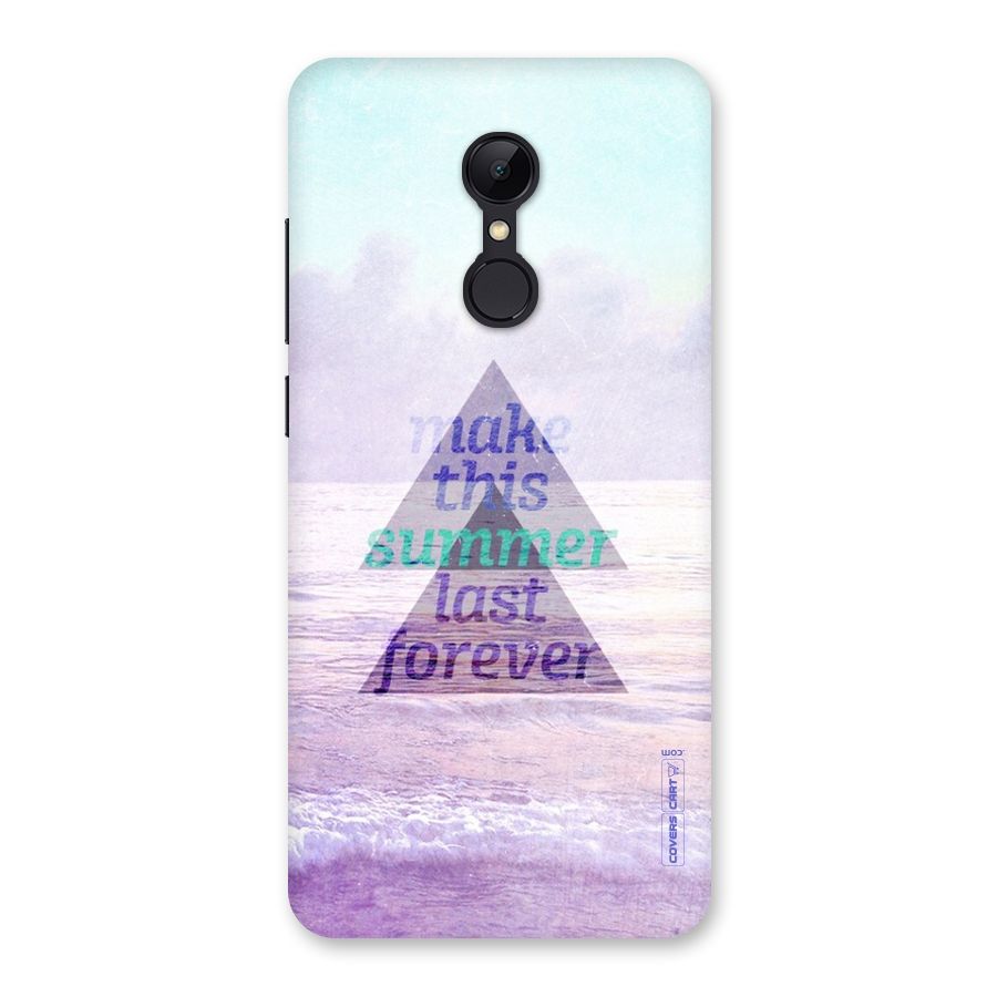 Make This Summer Last Forever Back Case for Redmi 5
