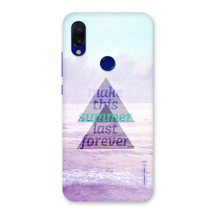 Make This Summer Last Forever Back Case for Redmi 7