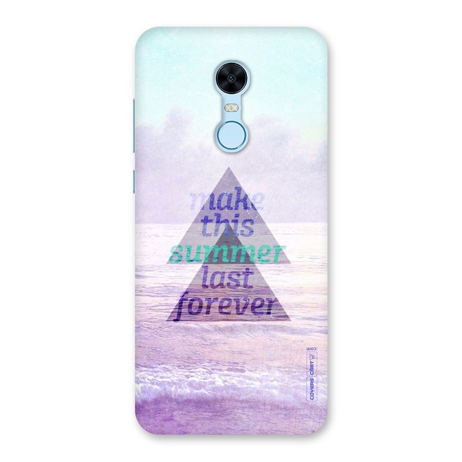 Make This Summer Last Forever Back Case for Redmi Note 5