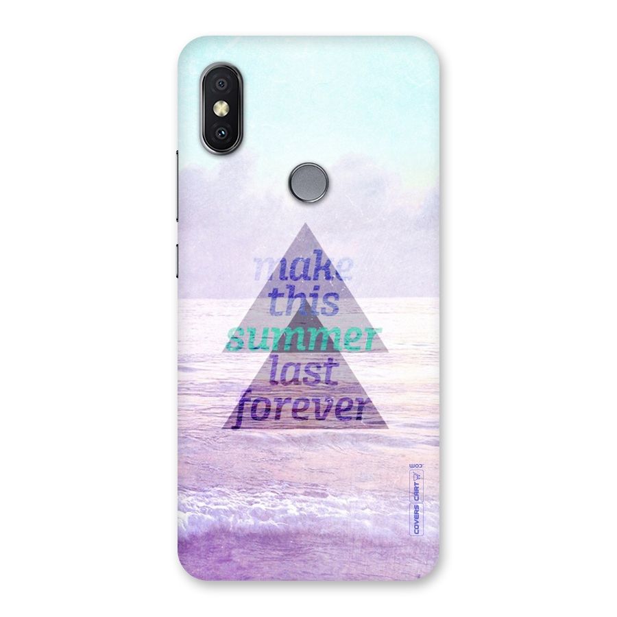 Make This Summer Last Forever Back Case for Redmi Y2