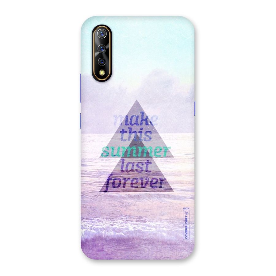 Make This Summer Last Forever Back Case for Vivo S1