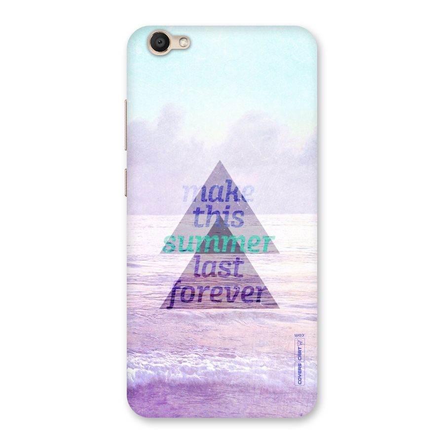 Make This Summer Last Forever Back Case for Vivo V5s