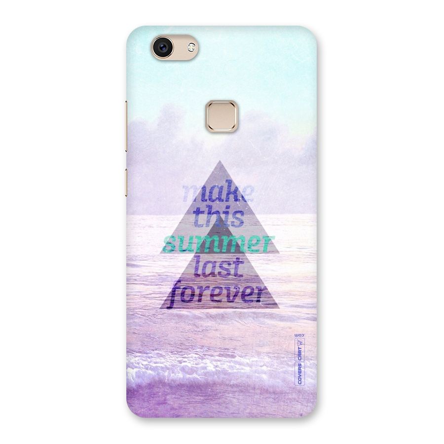 Make This Summer Last Forever Back Case for Vivo V7
