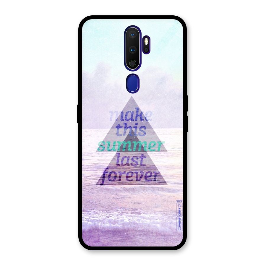 Make This Summer Last Forever Glass Back Case for Oppo A9 (2020)