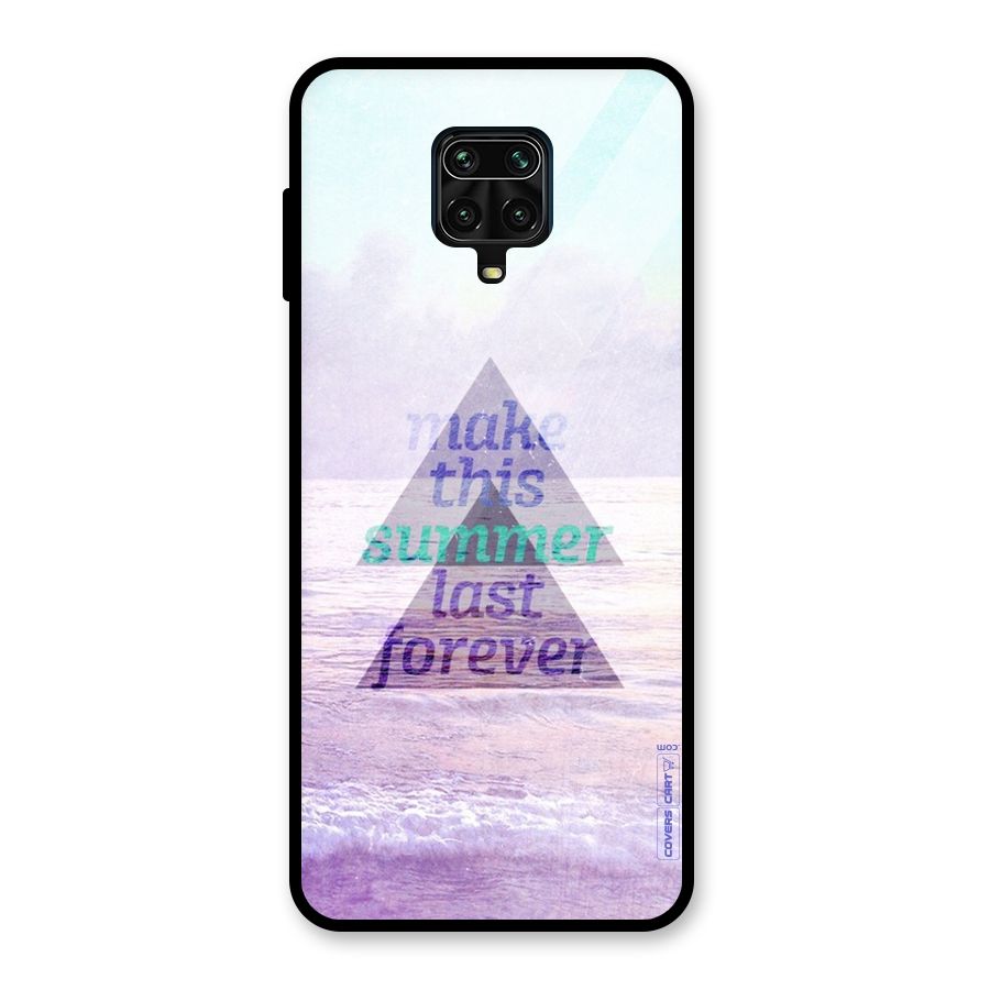 Make This Summer Last Forever Glass Back Case for Poco M2 Pro