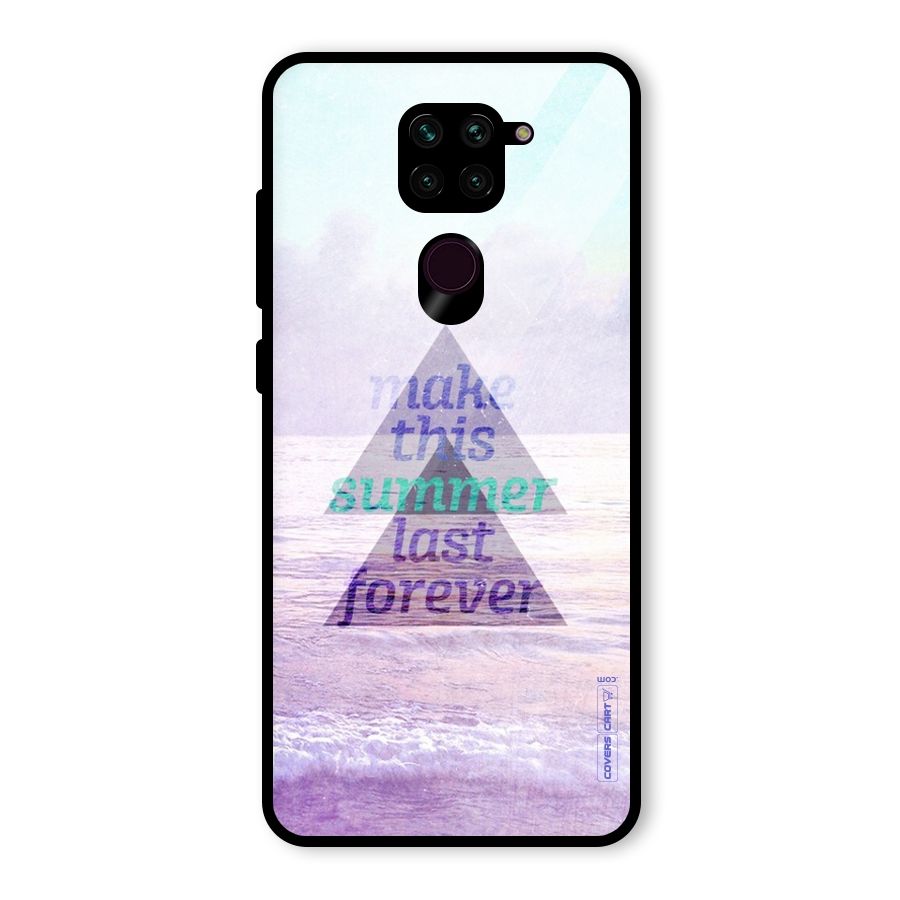 Make This Summer Last Forever Glass Back Case for Redmi Note 9