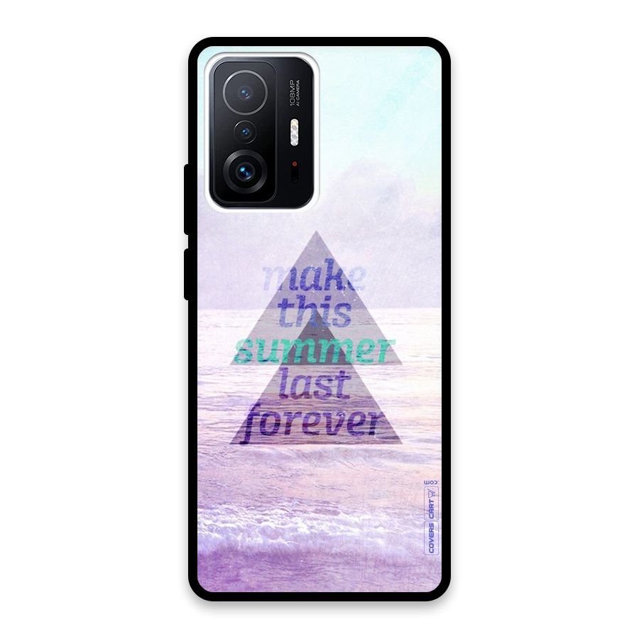 Make This Summer Last Forever Glass Back Case for Xiaomi 11T Pro