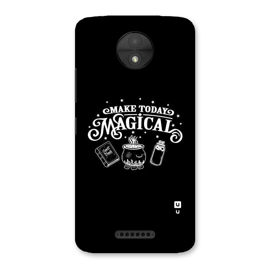 Make Today Magical Back Case for Moto C