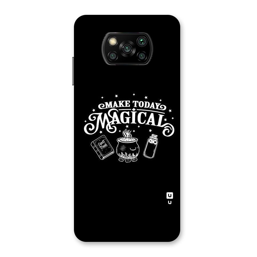 Make Today Magical Back Case for Poco X3